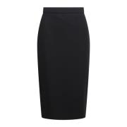 Lubiana Pencil Rok Slim Fit Stretch Max Mara , Black , Dames