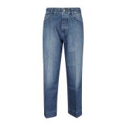 Widecropped Stoccarda Jeans Don The Fuller , Blue , Heren