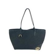 Pre-owned Canvas gucci-bags Gucci Vintage , Black , Dames