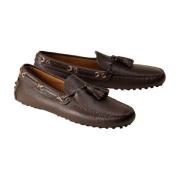 Bruine leren mocassins Car Shoe , Brown , Heren