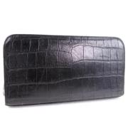 Pre-owned Leather wallets Yves Saint Laurent Vintage , Black , Heren