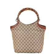 Pre-owned Canvas gucci-bags Gucci Vintage , Brown , Dames