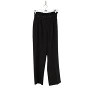 Pre-owned Cotton bottoms Dior Vintage , Black , Dames