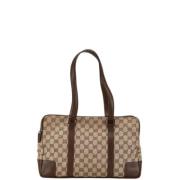 Pre-owned Canvas gucci-bags Gucci Vintage , Brown , Dames