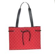 Pre-owned Canvas gucci-bags Gucci Vintage , Red , Dames