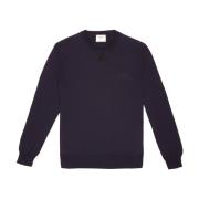 Geborduurde Logo Pullover Sweater Bally , Blue , Heren