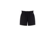 Baggy Katoenen Shorts - Lente Zomer 2024 Rinascimento , Brown , Dames