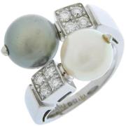 Pre-owned Metal rings Bvlgari Vintage , Gray , Dames