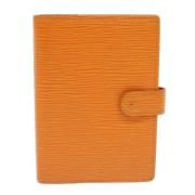 Pre-owned Leather home-office Louis Vuitton Vintage , Orange , Dames