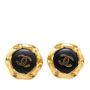 Pre-owned Yellow Gold chanel-jewelry Chanel Vintage , Black , Dames