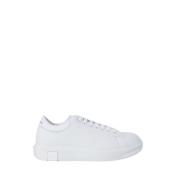 Witte Leren Sneakers Lente/Zomer Collectie Armani Exchange , White , H...