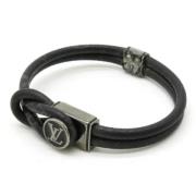 Pre-owned Metal bracelets Louis Vuitton Vintage , Black , Dames