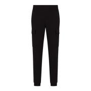 Heren Jogger Sportbroek met Zakken Emporio Armani EA7 , Black , Heren