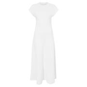 Elegante Geribbelde Melanie Jurk Proenza Schouler , White , Dames