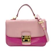 Pre-owned Leather handbags Miu Miu Pre-owned , Pink , Dames