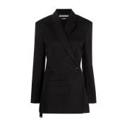 Stijlvolle Jas voor Mannen en Vrouwen Jacquemus , Black , Dames