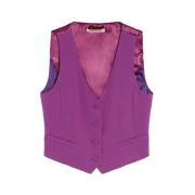 Stijlvolle Gilet voor Mannen Pennyblack , Purple , Dames