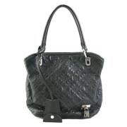 Pre-owned Leather shoulder-bags Louis Vuitton Vintage , Black , Dames