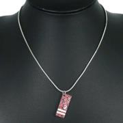 Pre-owned Metal necklaces Dior Vintage , Red , Dames