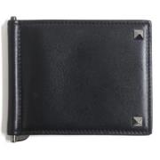 Pre-owned Leather wallets Valentino Vintage , Black , Dames