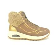 Bruin Goud Fles Ketting Wol Skechers , Brown , Dames