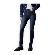 Hoge taille jeans voor vrouwen Calvin Klein , Blue , Dames