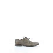 Pre-owned Leather flats Yves Saint Laurent Vintage , Gray , Heren