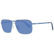 Blauwe Aviator zonnebril met spiegelglazen Adidas , Blue , Heren