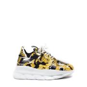 Pre-owned Canvas sneakers Versace Pre-owned , Multicolor , Dames