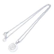 Pre-owned Metal necklaces Bvlgari Vintage , White , Dames