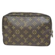 Pre-owned Leather clutches Louis Vuitton Vintage , Brown , Dames