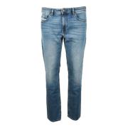 Katoen Elastaan Jeans Diesel , Blue , Heren