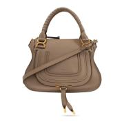 Handtas Marcie Dubbel Medium Chloé , Beige , Dames