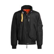 Fire Down Bomber Jacket Parajumpers , Black , Heren