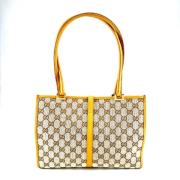 Pre-owned Canvas gucci-bags Gucci Vintage , Beige , Dames