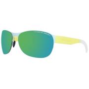 Groene Dames Zonnebril Ovaal Gespiegeld Porsche Design , Green , Dames