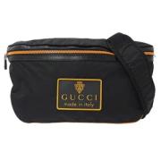 Pre-owned Nylon gucci-bags Gucci Vintage , Black , Dames