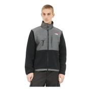 Retro Denali Jack met Ruit- en Fleecepanelen The North Face , Black , ...