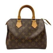 Pre-owned Canvas handbags Louis Vuitton Vintage , Brown , Dames