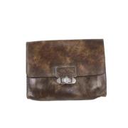 Pre-owned Leather wallets Chloé Pre-owned , Brown , Dames