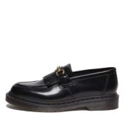 Zwarte Gepolijste Gladde Snaffle Schoenen Dr. Martens , Black , Heren