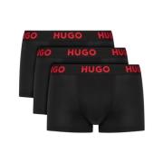 3-in-1 Boxershorts Hugo Boss , Black , Heren