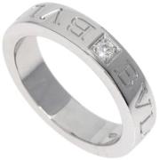 Pre-owned White Gold rings Bvlgari Vintage , Gray , Dames