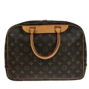 Pre-owned Canvas handbags Louis Vuitton Vintage , Brown , Dames