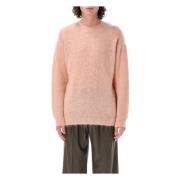 Roze Beige Gebreide Kleding Geborsteld Super Kid Mohair Auralee , Pink...