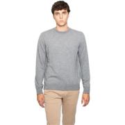 Luxe Wol Crewneck Sweatshirt Grijs Alpha Studio , Gray , Heren