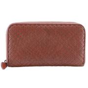 Pre-owned Leather wallets Bottega Veneta Vintage , Red , Dames