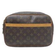 Pre-owned Canvas shoppers Louis Vuitton Vintage , Brown , Dames