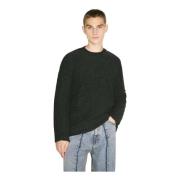 Wolmix Crewneck Sweater MM6 Maison Margiela , Gray , Heren