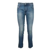 Katoen Elastaan Jeans Diesel , Blue , Dames